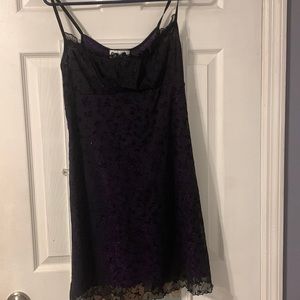 Sparkle dress with black lace